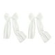 thumbnail image 1 of Paquete de 2 cintas de satén para manualidades decorativas y hacer moños, anchas para reuniones Blanco, 1 of 9