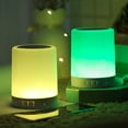 thumbnail image 4 of Up to 40% Clearance, InsCrazy Bluetooth Speaker with Led Light, Colorful Clapping Lights Wireless Bluetooth Audio Portable Mini Speakers Intelligent Household TouchS Bedside Night Light, 4 of 8