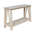 thumbnail image 4 of Surrey Solid Wood Console/Sofa Table - Unfinished, 4 of 10