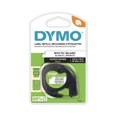 thumbnail image 1 of DYMO LT Labelling Tape for LetraTag Label Makers, Paper Labels, Black Print on White Labels, 1/2-Inch x 13-Foot Roll, 1 of 5
