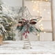 thumbnail image 4 of Adorno para árbol de Navidad con forma de estrella, estrella de metal con purpurina dorada, para árbol de Navidad de tamaño general, 4 of 5