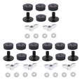 thumbnail image 2 of mmirethe 12 Pcs/ensemble Kit de Tambour en Feutre Métal Cymbale Modifiée Coussin d'Instrument de Percussion Écrous de Aile Accessoires de Laveuse comme Montré sur l'Image 3Ensemble, 2 of 6