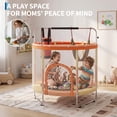thumbnail image 2 of Trampolín Infantil de 55 Pulgadas – Certificado – Mini Trampolín con Red de Seguridad – 181 kg – Ajustable – Interior y Exterior, 2 of 7