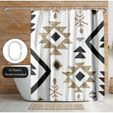 Americanflat Tenda Doccia 180x188 cm - Tenda Vasca da Bagno 100
