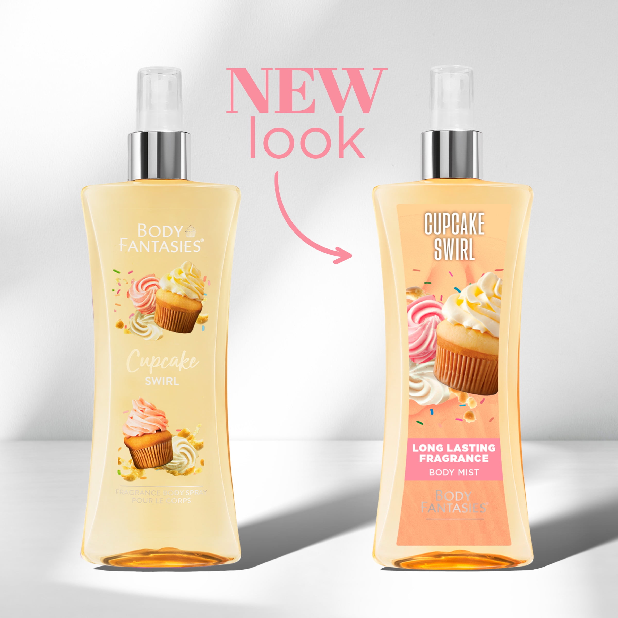 Türkiye Body Fantasies Cupcake Swirl Fragrance Body Spray, | Ubuy