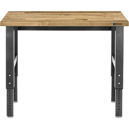 UPC 883049265490 product image for Gladiator 4 ft. W Adjustable Height Workbench in Hammered Granite with Maple Top | upcitemdb.com