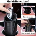 thumbnail image 5 of Car Trash Can Bin with Lid - Car Garbage Can Cup Holder - Black Mini Leakproof Vehicle Trash Garbage Can Bin with 20pcs Trash Bags-Car Organizers and Storage for Front Back Seat Accessories, 5 of 8