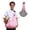 Pink, variant on Pet Sling Carrier, Pet Carrier for Small and Medium Dog up to 15 Lbs, Wrap Carrier Sling Adjustable Strap Zip Pocket, Hands Free Pets Pack for Outdoor Travel Subway - Pink