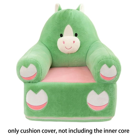 Folding Children's Sofa Backrest Armchair 2 In 1 Folding Children's Sofa Cute Cartoon Lazy Sofa Baby Chairs Comfy Foldable Couch & Reading Chair Without Padding Or Padding Core Cover Sofa 2 Seat Couch