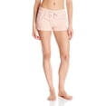 thumbnail image 3 of Calvin Klein Women's Tee And Short Pajama Set, Coral \ Embossed Logo,L M US, 3 of 3