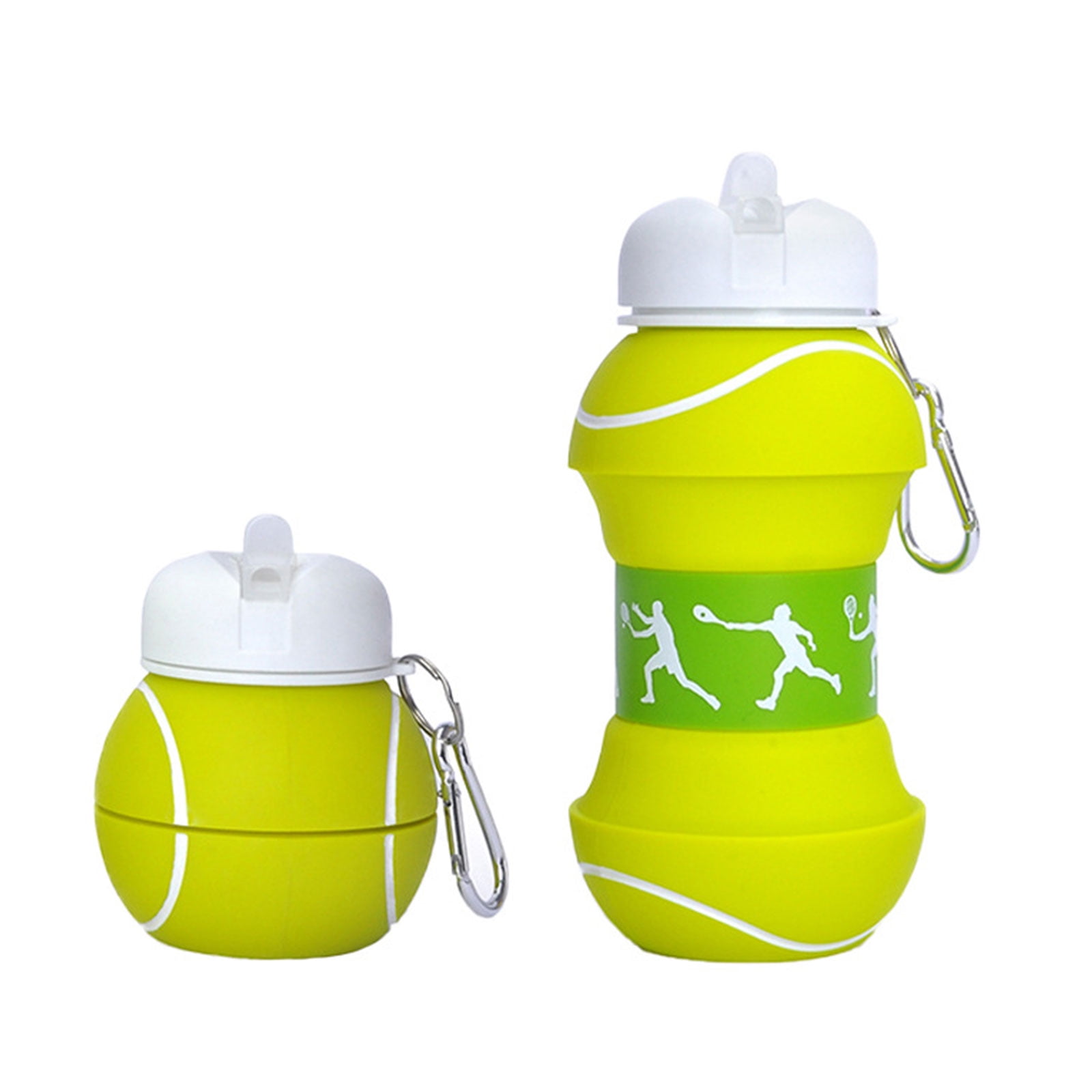 1 Liter Foldable Football Kids Water Bottles Portable Sports Water