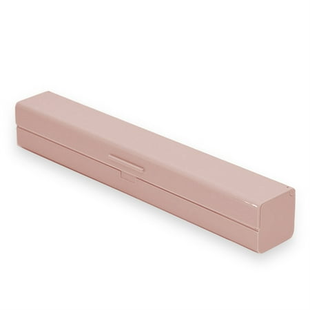 

2Pcs Food Plastic Dispenser Roll Container with Chopper Portable Countertop Wrapper Storage Case Organizer Chef Gifts Pink