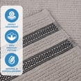 thumbnail image 4 of BNM Zero Twist Cotton Face Towel Washcloth Set of 12, Gray, 4 of 11