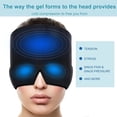 thumbnail image 3 of 2022 new headache relief cap, migraine cap - black, 3 of 5