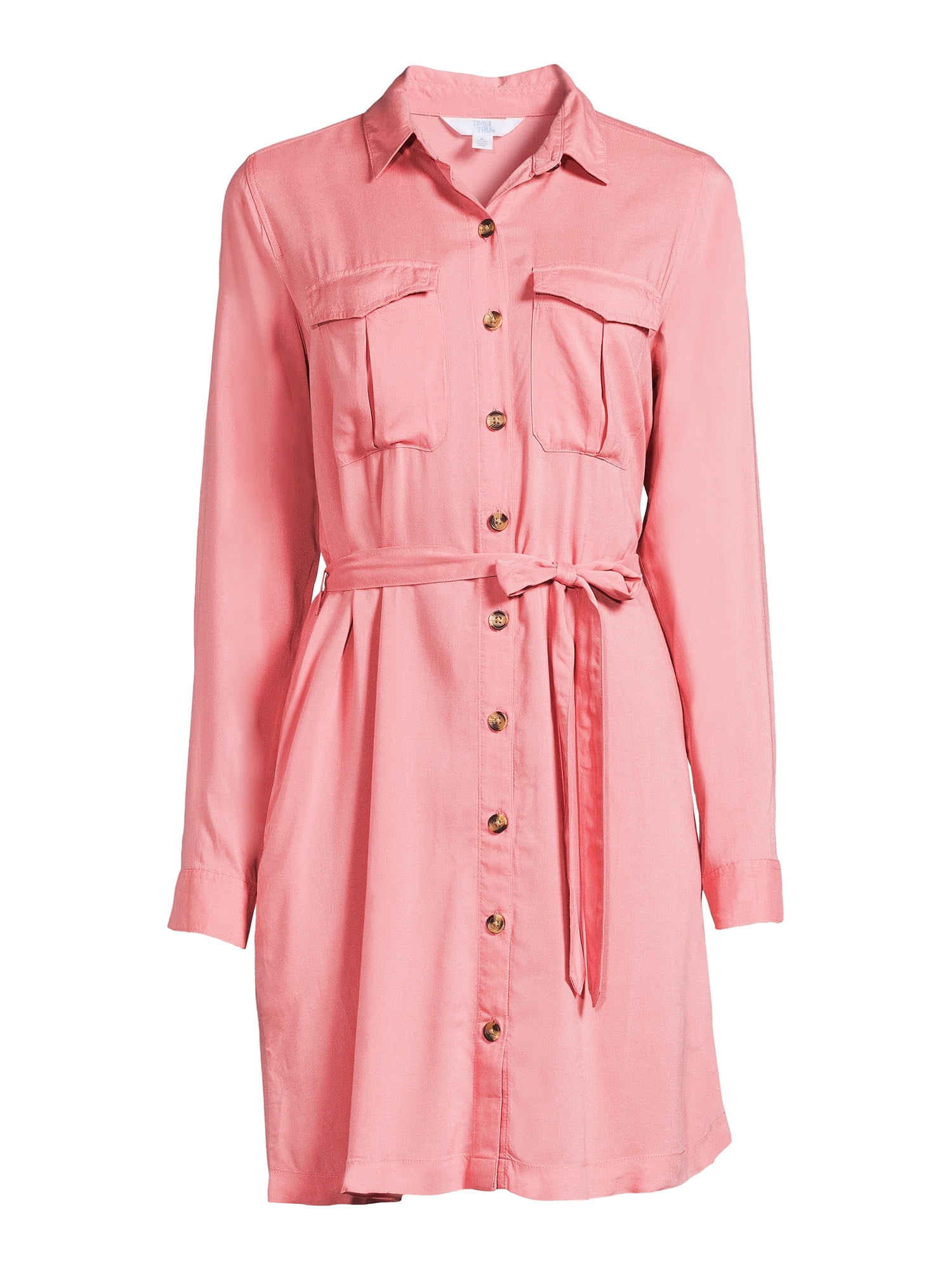 Time and Tru Women's Utility Shirt Dress 