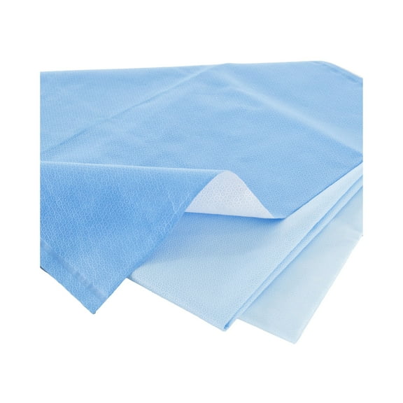 QUICK CHECK* H200 Sterilization Wrap Dual Layer White Blue 24 x 24" 240 Ct