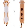 thumbnail image 2 of Long Oreiller en Peluche Chat, Oreiller de Corps Chat Long Oreiller de Sommeil, 2 of 5