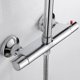thumbnail image 1 of Thermostatic Shower Mixer 2 Outlets High and Low Chrome Brass Anti-scalding Mixer Tap, 1 of 5