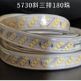 thumbnail image 4 of Tira de luces LED 220 V 5630/5730SMD 1 m/2 m/3 m/4 m/5 m/6 m/7 m/8 m 180 LED/m Chip LED cruzado blanco/blanco cálido con enchufe UE EE. UU., 4 of 5