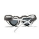 thumbnail image 4 of 2x gafas de sol de felpa suave para mascarada Gris+Blanco, 4 of 9