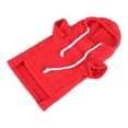 thumbnail image 3 of Pet Ferret Sweatshirt Warm Soft Skin Friendly Cute Small Animal Hoodie for Daily Party M Red, 3 of 5