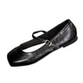 thumbnail image 2 of Purcolt Mary Jane Shoes for Women Elegant Square Toe Ballet Flats with Ankle Strap Dressy Comfortable Flats, 2 of 9