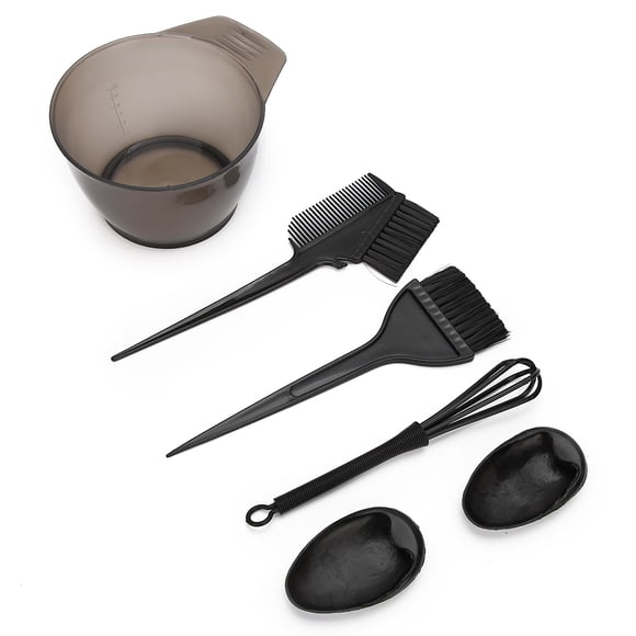 Plastic Hair Coloring Brush Hair Coloring Tools Anti Slip Hair Coloring Set Hair Dyeing Salon Tool Coloring Hair Color Mixing for Tint Mixing Dyeiny Black