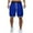 Blue, variant on Abomasnow Mens Mesh Basketball Shorts Drawstring Elastic Waist Fitted Training Bodybuilding with Zip Pockets