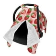 thumbnail image 2 of Naloa Cute Strawberry Baby Car Seat Cover, Breathable Baby Carrier Cover, Multiuse Baby Carrier Cover & Nursing Breastfeeding Cover, 2 of 9