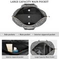 thumbnail image 3 of 22 Inch Oversized Travel Bag Lightweight Canvas Weekender Duffel with Multi Pockets, Animal Print, 3 of 5