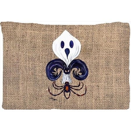 20.5 x 30 in. Halloween Ghost Spider Bat Fleur De Lis Moisture Wicking Fabric Standard Pillowcase