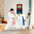 thumbnail image 4 of Aedtie Rack Belts Karate Belt Display Rack Taekwondo Belt Display Rack Arts Belts Organizer Kids Adults Wall Hanging Belt Display Holder For, 4 of 6