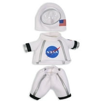 DolliBu Astronaut Dress Up Set for Teddy Bear Plush Toy - Astronaut Stuffed Animal Costume Outfit with Jacket, Helmet, and Pants, Create Cute NASA Space Toys for Kids With Clothes Dress Up Set - Large
