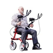 HCT Upright Walkers for Seniors Steerable Armrest