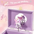 thumbnail image 2 of Caja de Joyas ProCase Unicornio con Muñeca Giratoria de Unicornio para Niña, 2 of 8