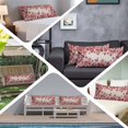 thumbnail image 6 of Pink Roses Body Pillow Covers 20"x60", Spring Floral Elegant Pastoral Butterfly Retro Soft Brushed Microfiber Breathable Throw Pillow Covers, Pillowcase with Zipper for Couch Sofa Bedroom Living Room, 6 of 9