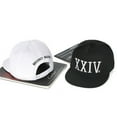 Wldoasz New Bruno Mars 24 k Magic Baseball Cap Black and White Hat Hip