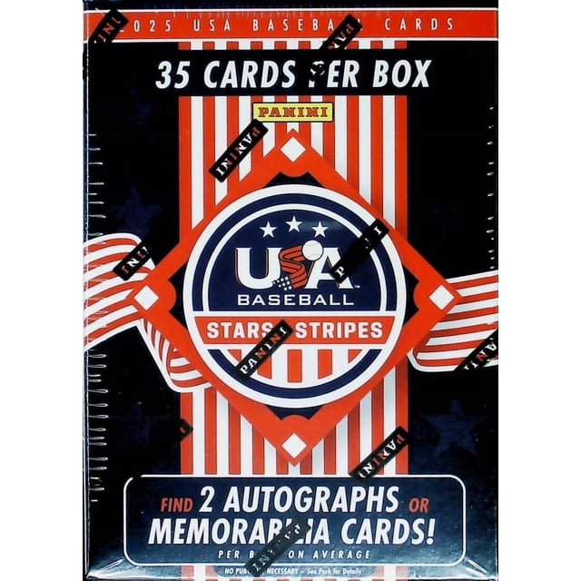 2025 Panini USA Stars & Stripes Baseball 7-Pack Blaster Box