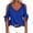 Navy, variant on Summer V-neck Women Solid Color Off Shoulder Casual Shirt Bownot Blouse Tops