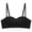 A-Black207, variant on Women's T-Shirt Bras Wireless Half Cup Seamless Bra Convertible Spaghetti Straps Support Minimalist Everyday Bras