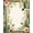 Green Pink Cream, Pattern 1, variant on Design&I 8'x10' Washable Area Rug Plant Vintage Botanical Blooms Scroll Motif Abstract Southwestern for King Size Bedroom, Under Bed, Sleek Flatweave Pet Friendly