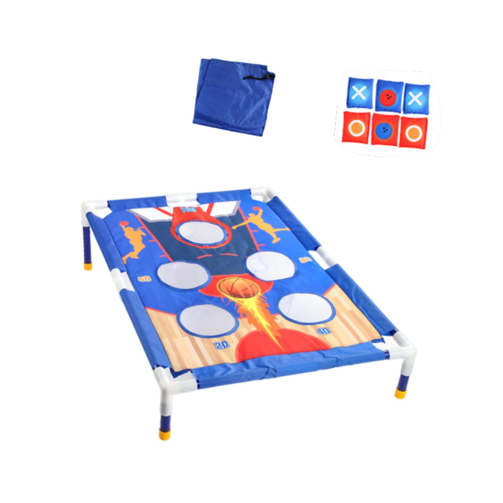 Ximing Bean Bag Toss Game Kit Cornhole Board Educationanl Toy 5 Holes Gifts Target Games for Indoor Outdoor Carnival Age 3 Years Old blue Walmart