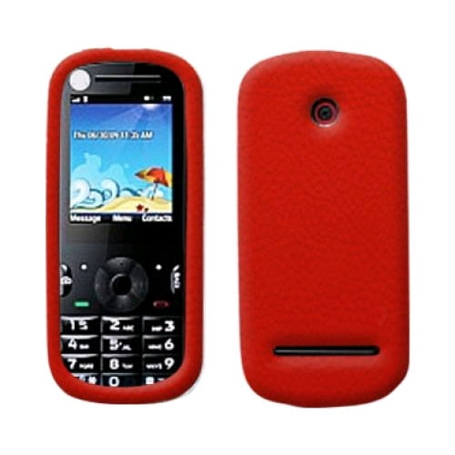 Evercell Étui en Silicone pour Motorola Cadbury VE440 (Rouge) - MOVE440SCSPRE