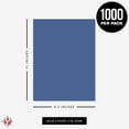 thumbnail image 4 of Premium Colored Card Stock Paper | Case of 1000 Sheets | Medium Weight 65lb Cardstock, Perfect for School Supplies, Arts and Crafts | Acid and Lignin Free | 8.5 x 11 Inches | Dark Blue, 4 of 6