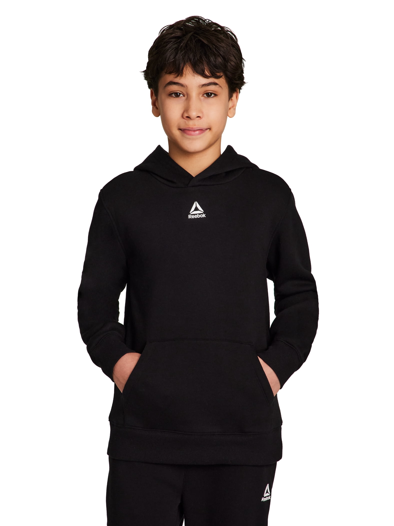 Reebok Kid's Unisex Athletic Game Day Sport Core Hoodie & Jogger, 2-Piece Set, Sizes 4-18