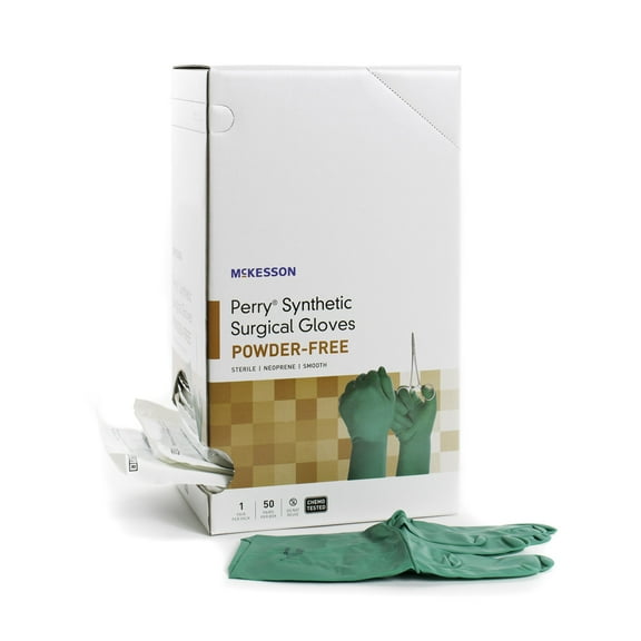 McKesson Perry Performance Plus Polychloroprene Surgical Glove Standard Cuff Length SIZE 5.5 50 per Box