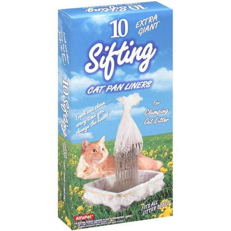 Alfapet: Extra Giant Sifting Cat Litter Box Liners, 11 Ct