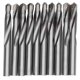 thumbnail image 5 of 10 brocas helicoidales de vástago recto de acero de tungsteno para grabado de fresas CNC de 11 mm, 5 of 14