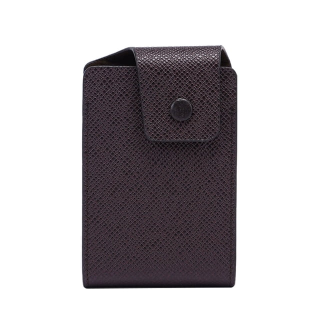 EeaseCA Sac de Rangement avec Boucle, Sac de Rangement Multifonction pour Certificats pour Homme Mâle Hommes (Café)
