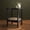 Black/Natural, variant on Safavieh Couture Karyna Modern Wood and Glass Round End Table, Clear/Natural